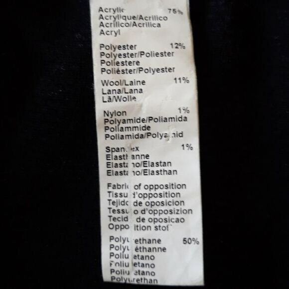 Gerard Darel Wool Faux Leather Trim Belted Button Single Breasted Blazer Sz 42 - Picture 10 of 12